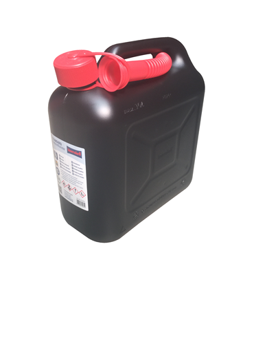 jerrycan 10l plastic zwart