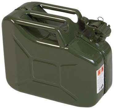 Jerrycan 10L metaal groen