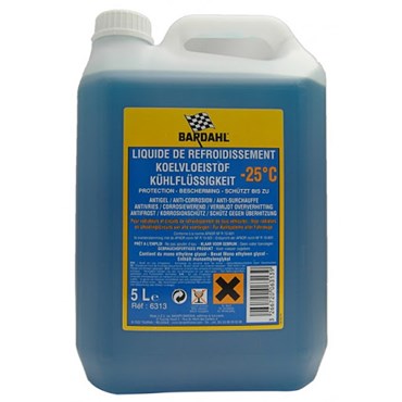 Blauw Koelvloeistof minéral -25°C 5L