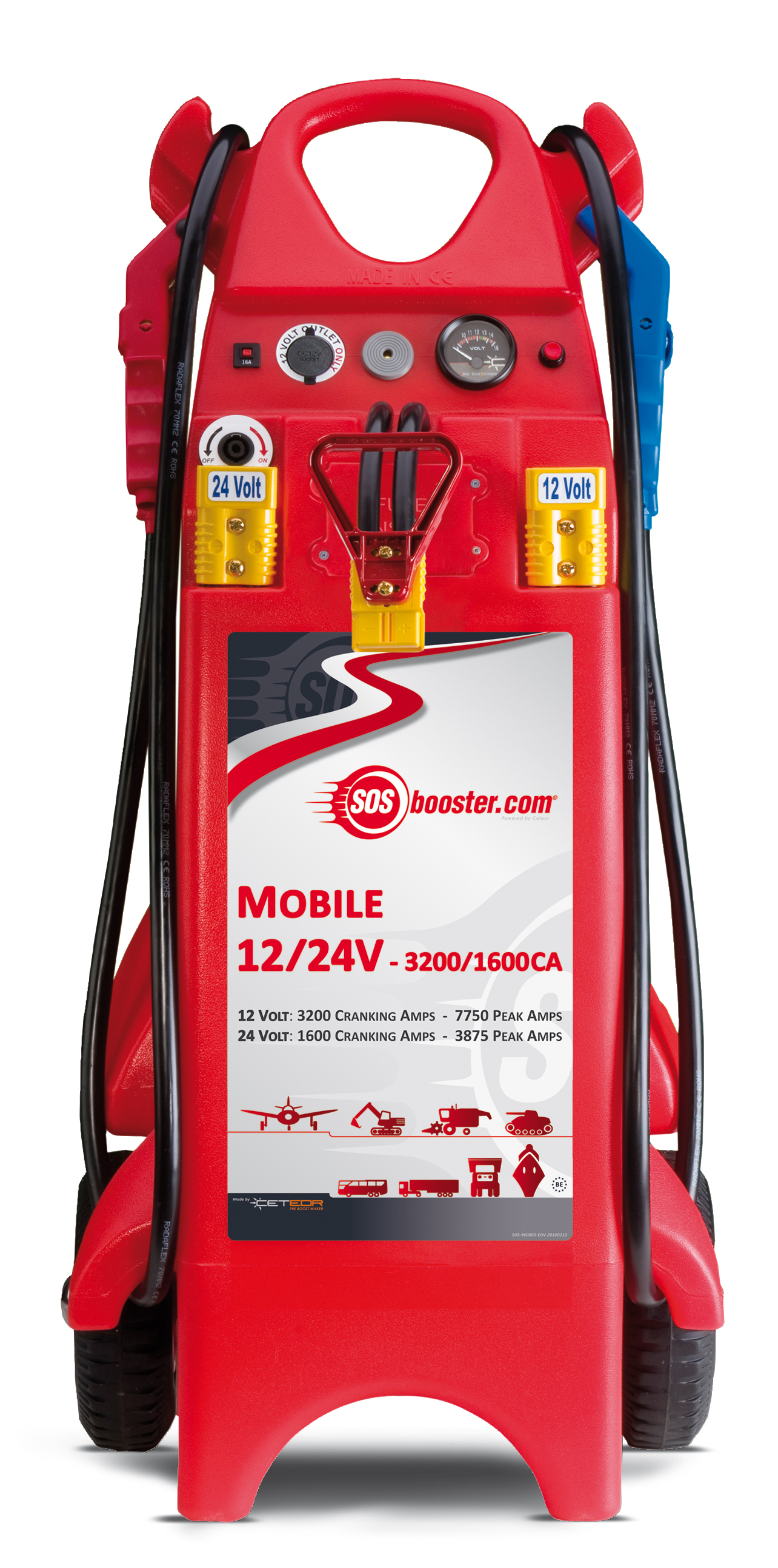 Booster Propulstation Mobile 24V 3200CA (AC recharge station)