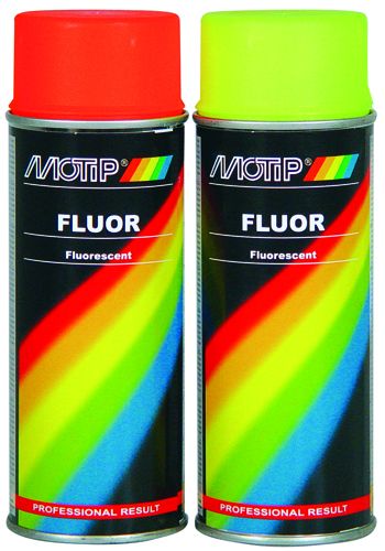 slijm Duidelijk maken Onweersbui MOTIP FLUORESCERENDE LAK ROOD / ORANJE 400ML (1ST)