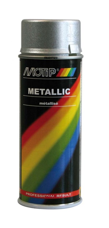 MOTIP METALLIC LAK ZILVER 400ML (1ST