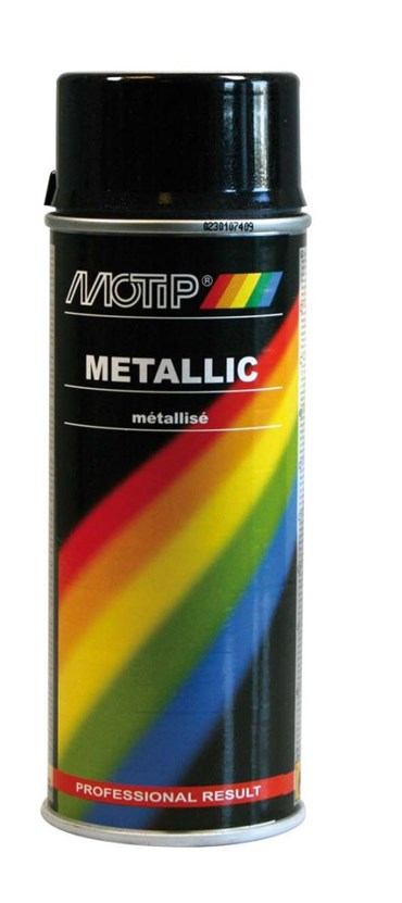 MOTIP METALLIC LAK ZWART 400ML (1ST