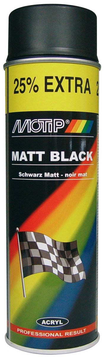 MOTIP RALLYE ZWART MAT 500ML (1ST)