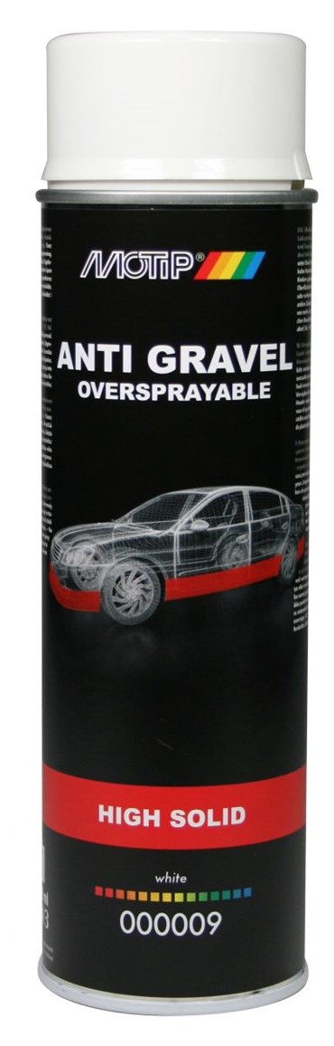 MOTIP UNDERCOATING ANTI STEENSLAG WIT 500ML (1ST)