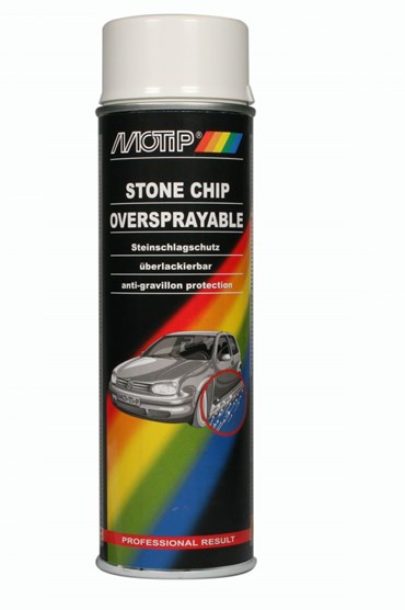 MOTIP UNDERCOATING ANTI STEENSLAG WIT 500ML (1ST)