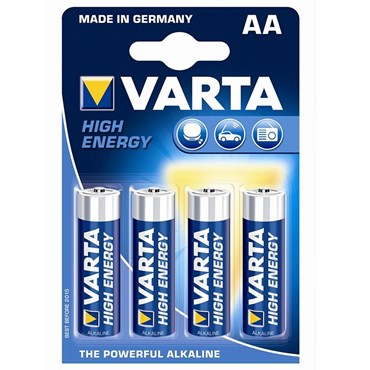 VARTA HIGH ENERGY BATTERY AA BL4 (1ST)